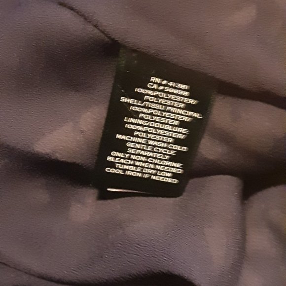 New with Tag Ralph Lauren Navy Floral Cold Shoulder Dress Size 10 - Picture 9 of 10